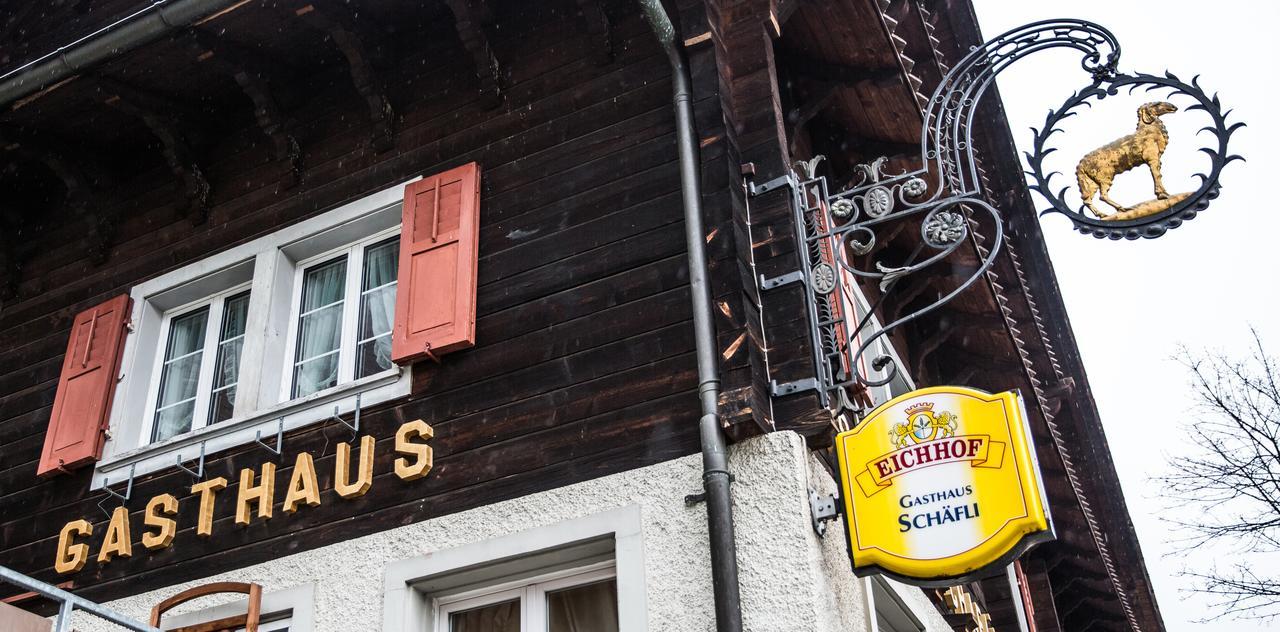 Gästehaus Schäfli Intschi Exterior foto