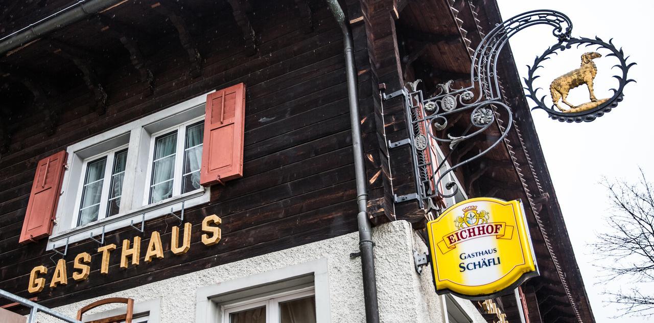 Hotel Gästehaus Schäfli Intschi Exterior foto