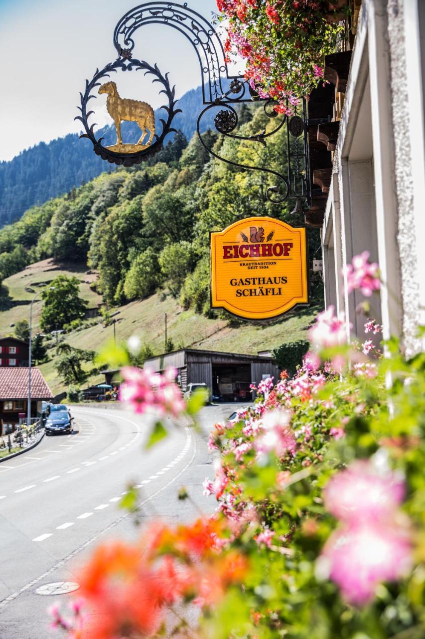 Hotel Gästehaus Schäfli Intschi Exterior foto